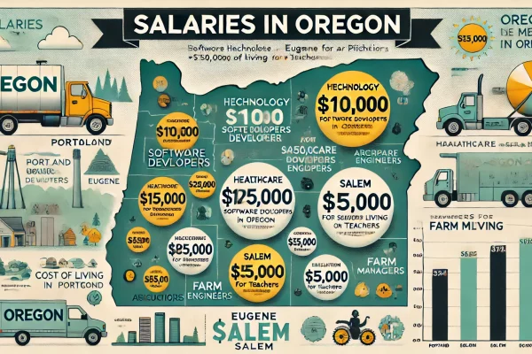 Salaries in Oregon A Comprehensive Overview Salaries in Oregon A Comprehensive Overview